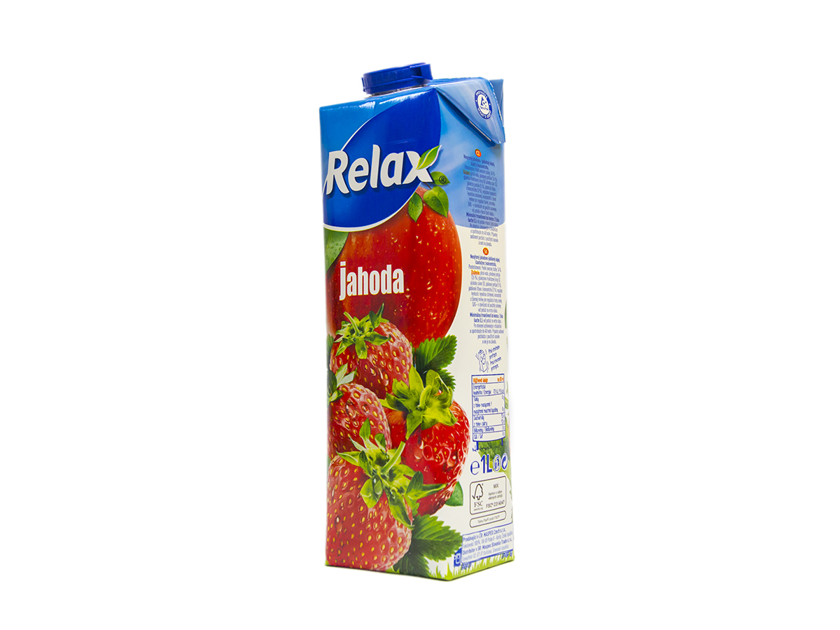 Relax Jahoda 44 % džús 1 l
