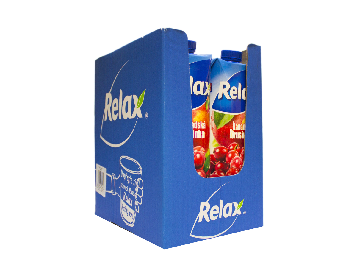 Relax Brusnica mix nápoj 6 x 1 l