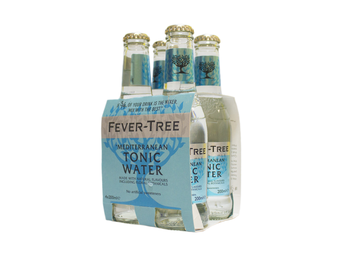 Fever Tree Mediterranean Tonic 4 x 200 ml