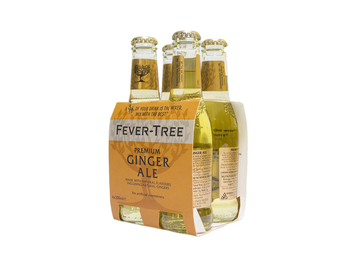 Fever-Tree Ginger Ale 4 x 200 ml