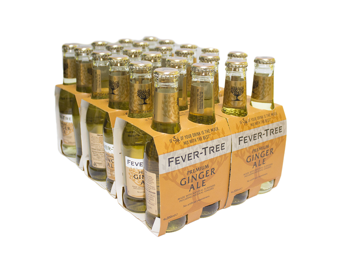 Fever Tree Ginger Ale 4 x 200 ml