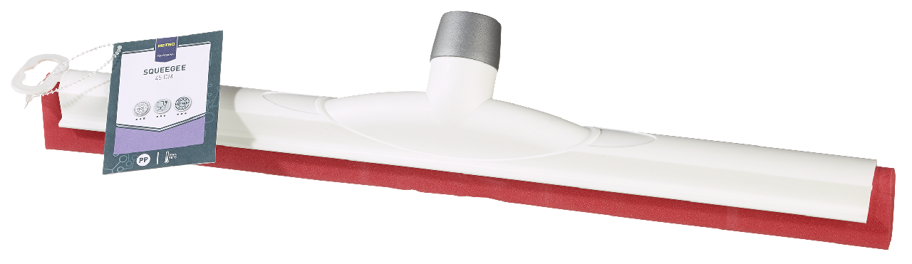 METRO PROFESSIONAL Stierka na podlahu 45 cm červená 1 ks