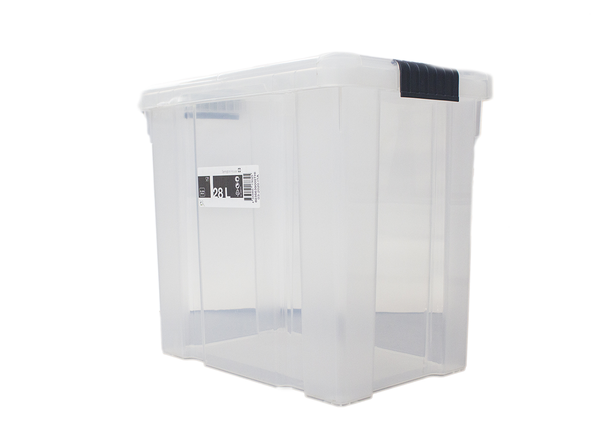 Tarrington House Box s vekom 29 x 41 x 38 cm 28 l transparentný 1 ks