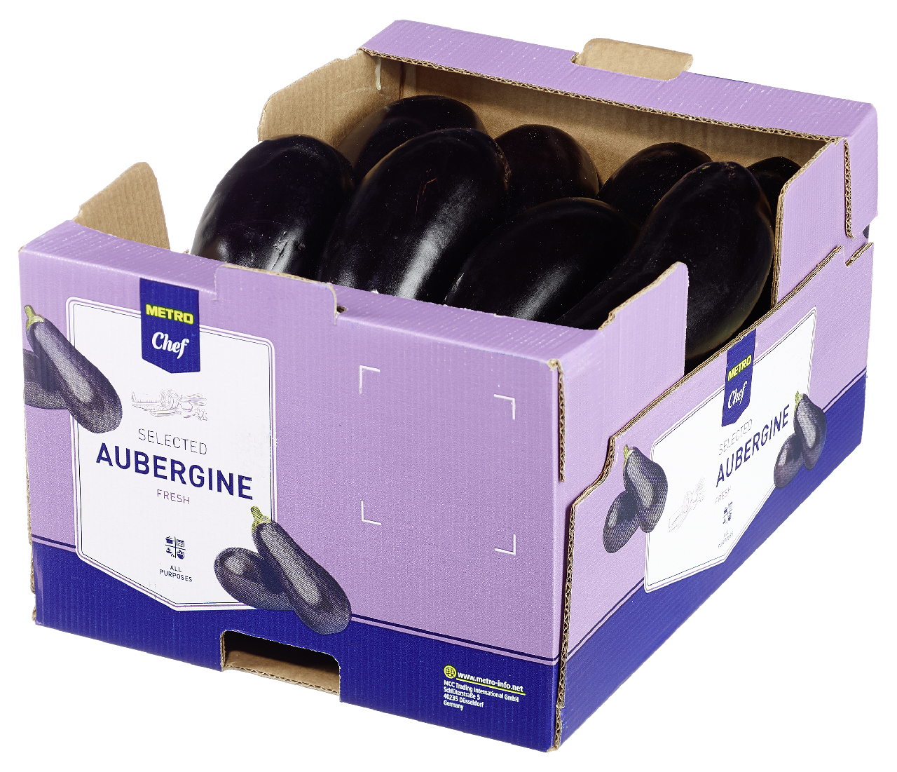 METRO Chef Baklažán 300+ čerstvý 5 kg