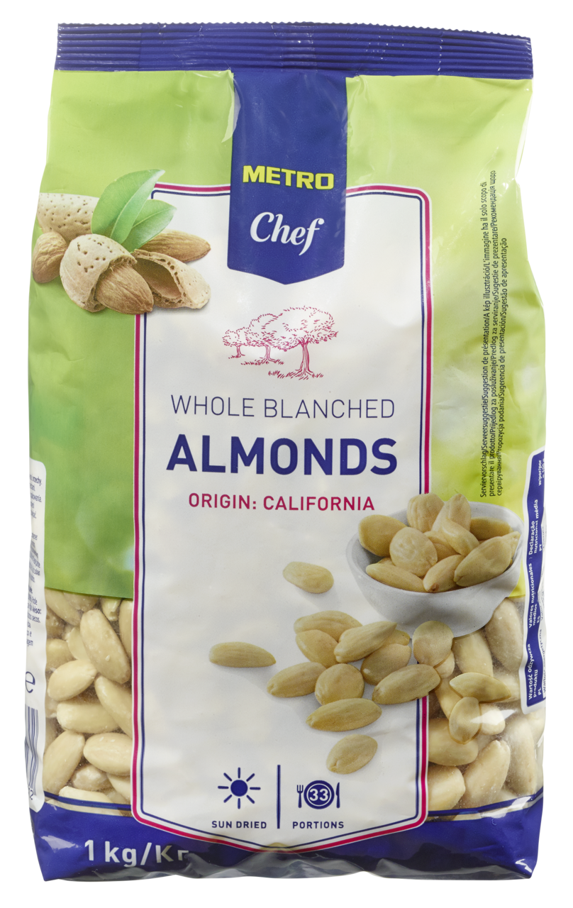 METRO Chef Mandle blanšírované celé 500 g