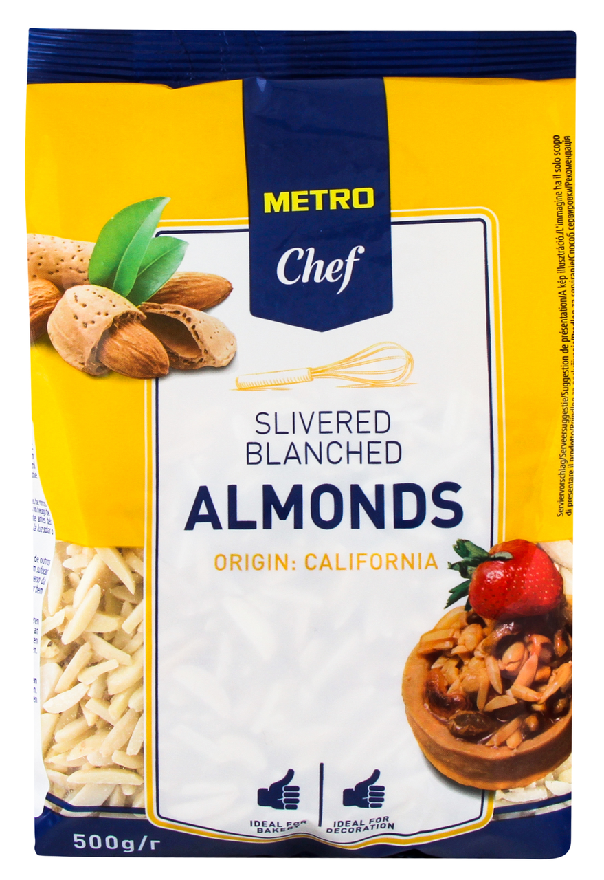 METRO Chef Mandle blanšírované triesky 500 g