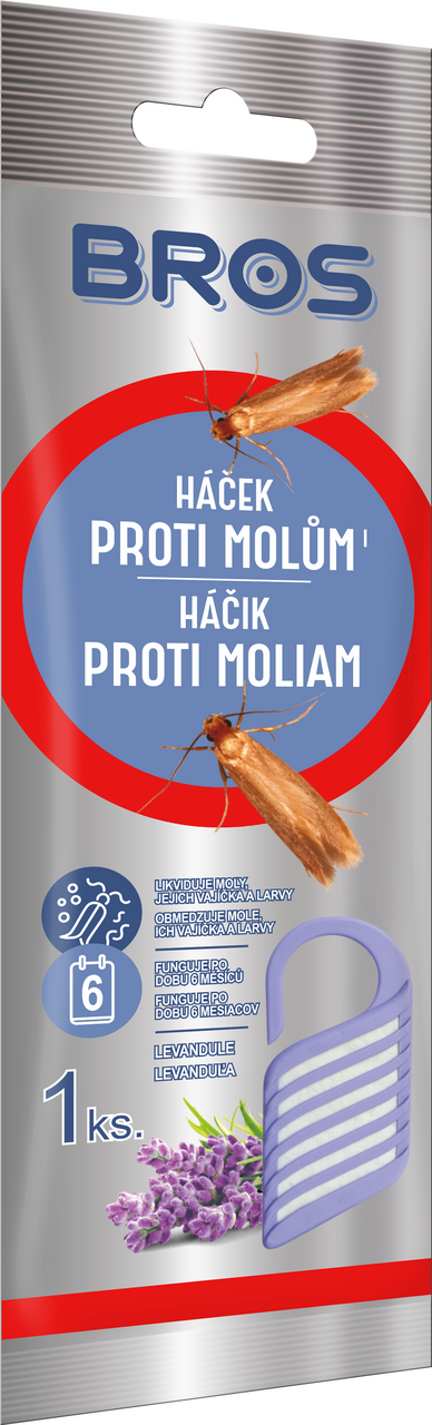 Bros Háčik na mole Levanduľa 1 ks