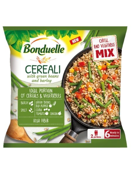 Bonduelle Cereali s jačmeňom a zelenými fazuľkami mraz. 400 g