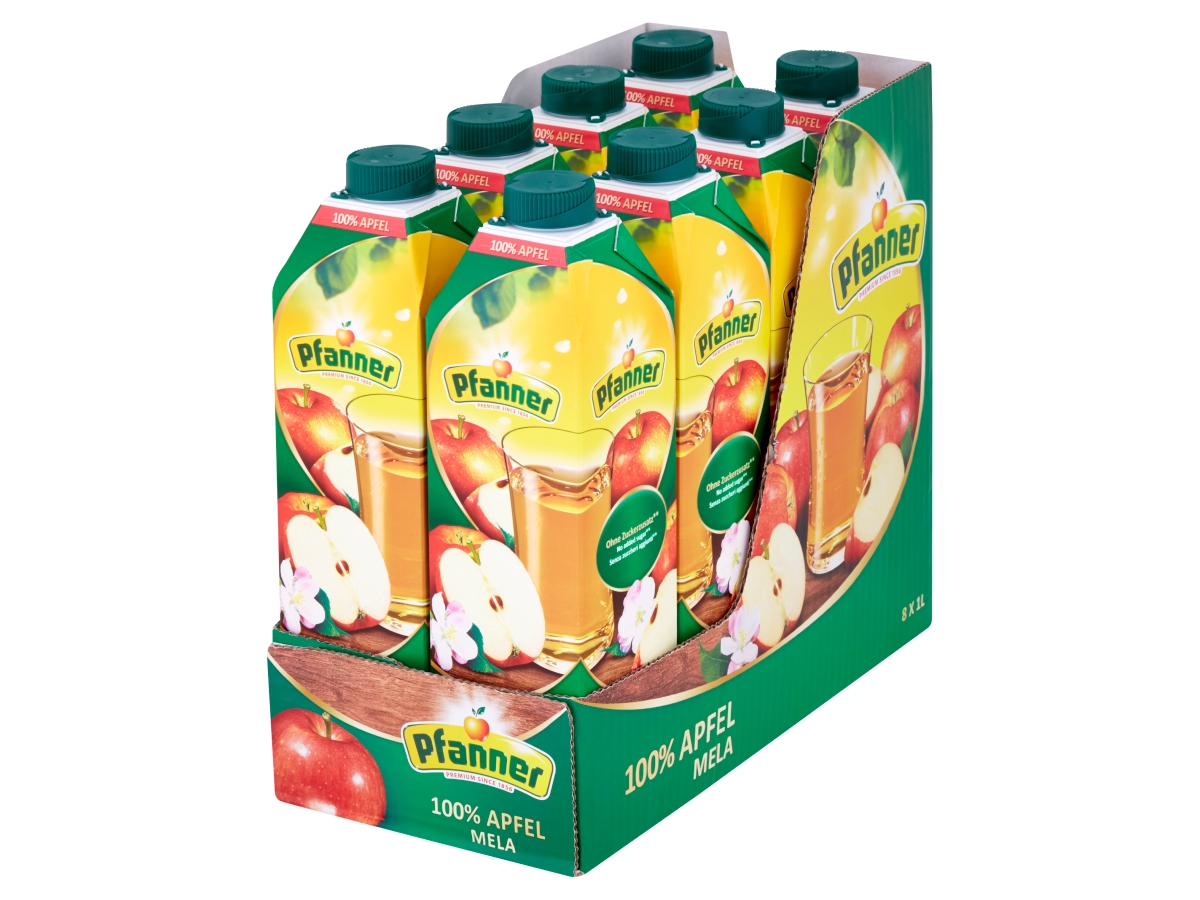 Pfanner džús jablko 100 % 8 x 1 l