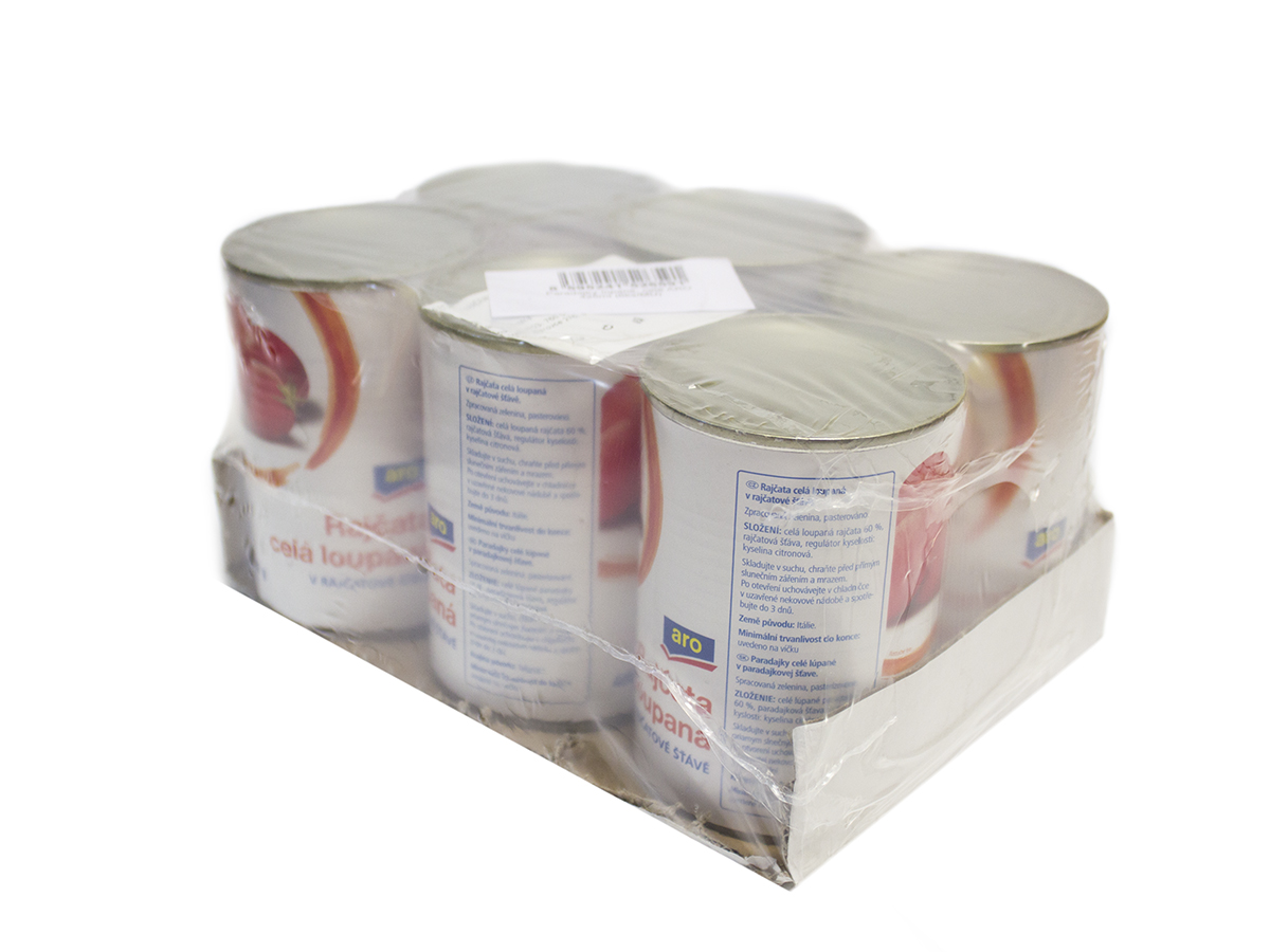 aro Paradajky celé lúpané 6 x 425 ml