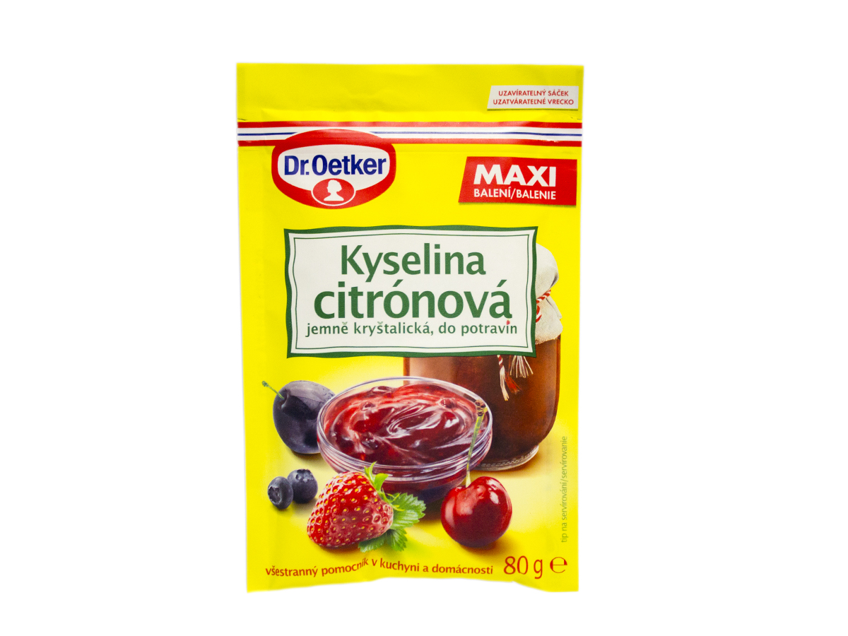 Dr. Oetker Kyselina citrónová 80 g