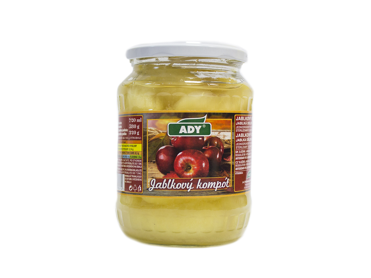 ADY Jablkový kompót 580 g