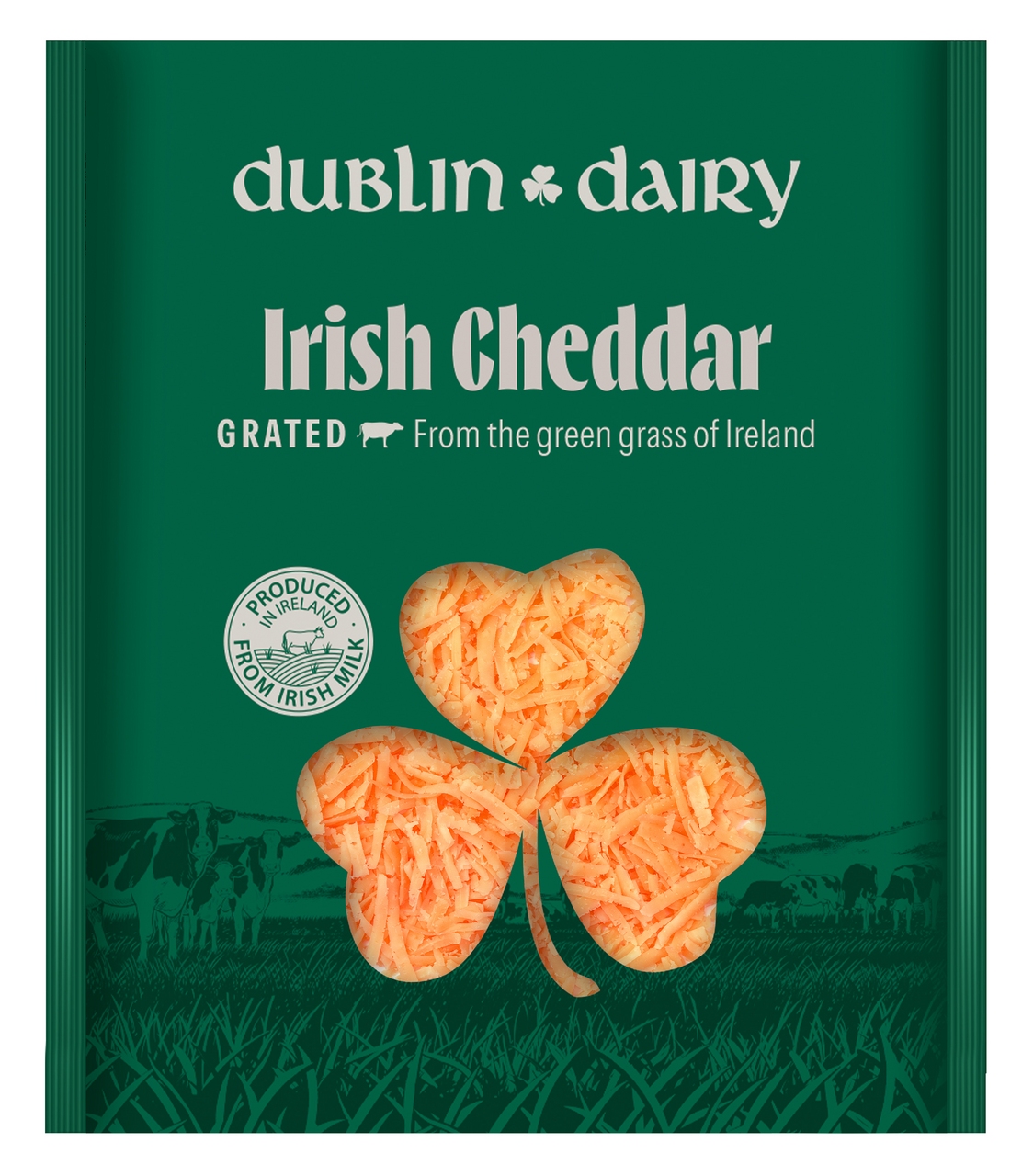 DUBLIN DAIRY Irish Cheddar strúhaný chlad. 150 g