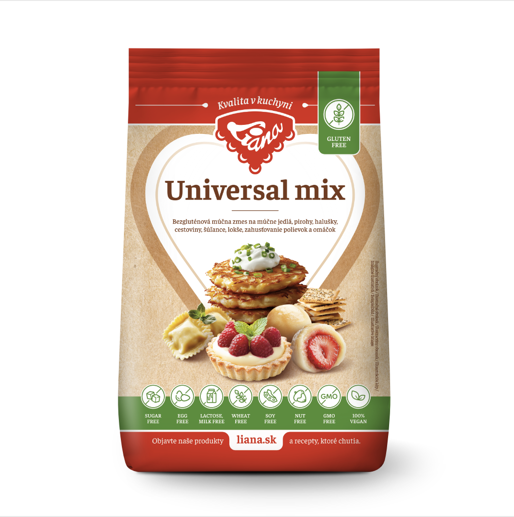 LIANA Universal Mix bezlepková múčna zmes 1 kg