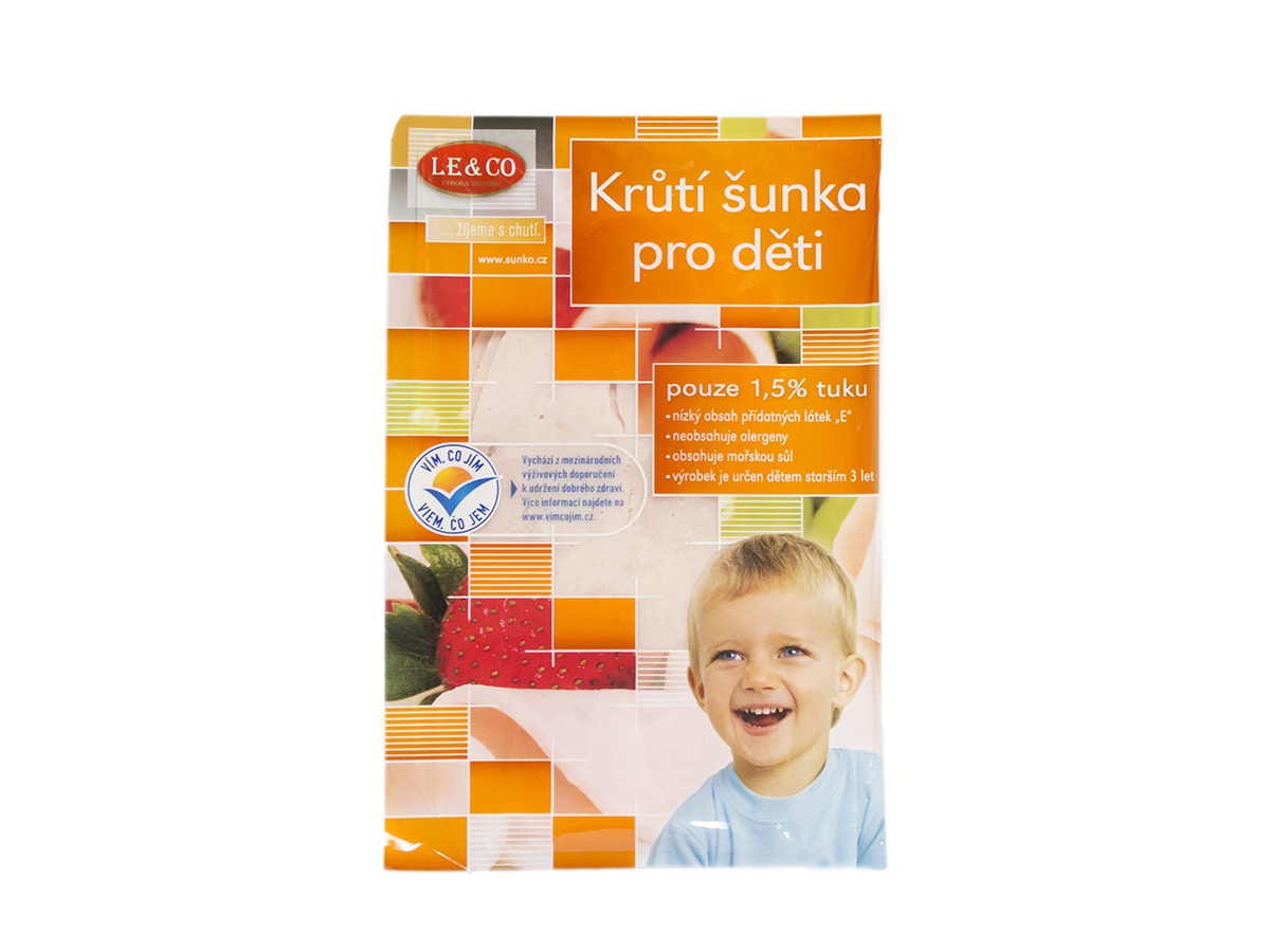 LE&CO Šunka morčacia pre deti chlad. 100 g