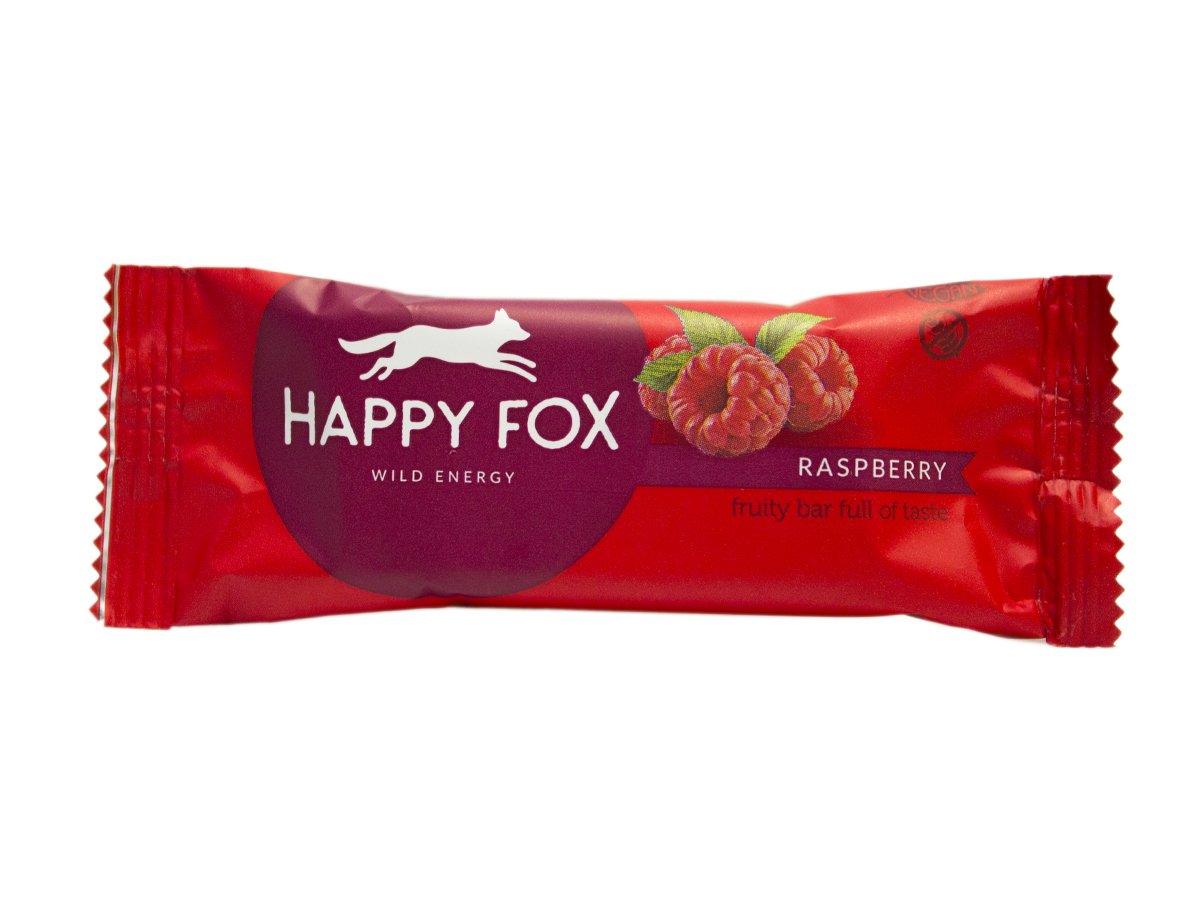 Happy Fox malinová tyčinka 40 g