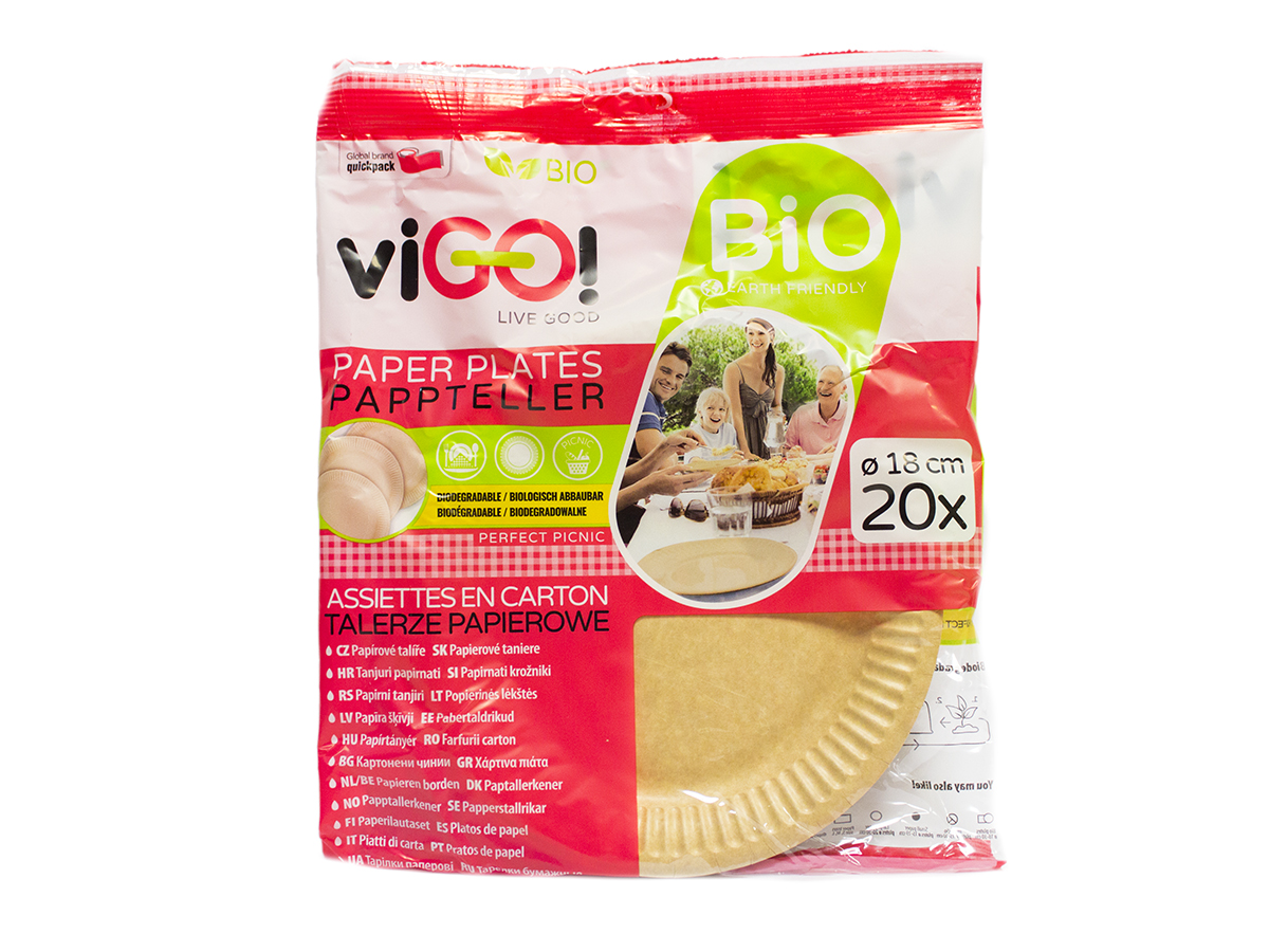 viGO! Taniere papierové 18 cm 20 ks