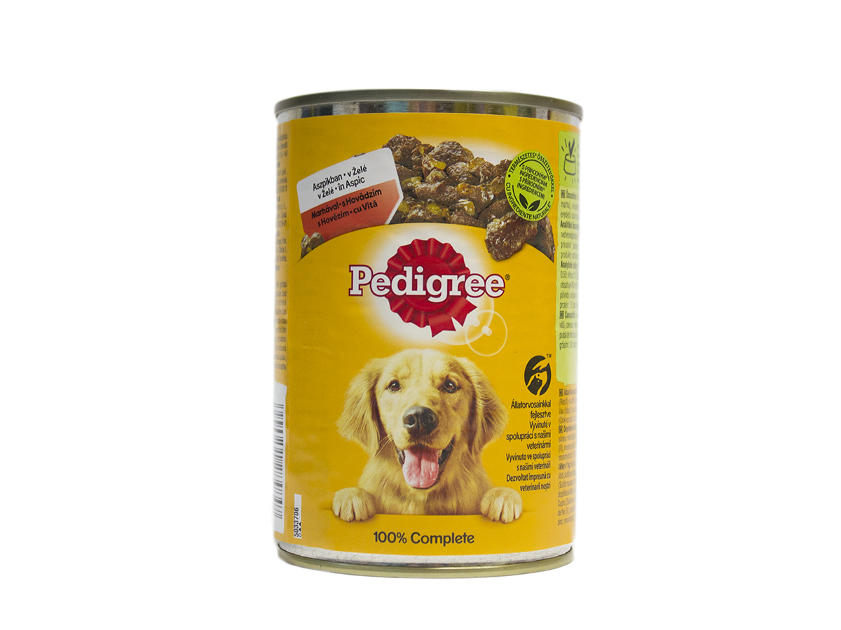 Pedigree s hovädzím mäsom a želé konzerva 400 g