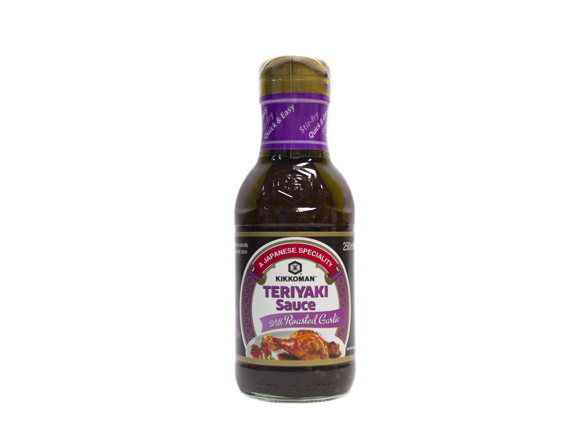 KIKKOMAN Teriyaki omáčka s cesnakom 250 ml