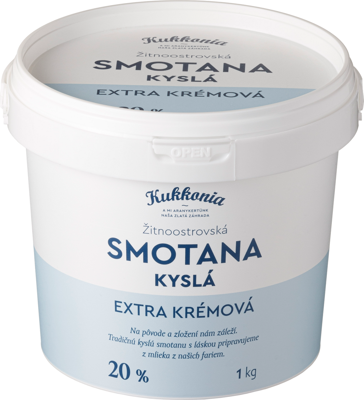Kukkonia Smotana kyslá 20 % chlad. 1 kg