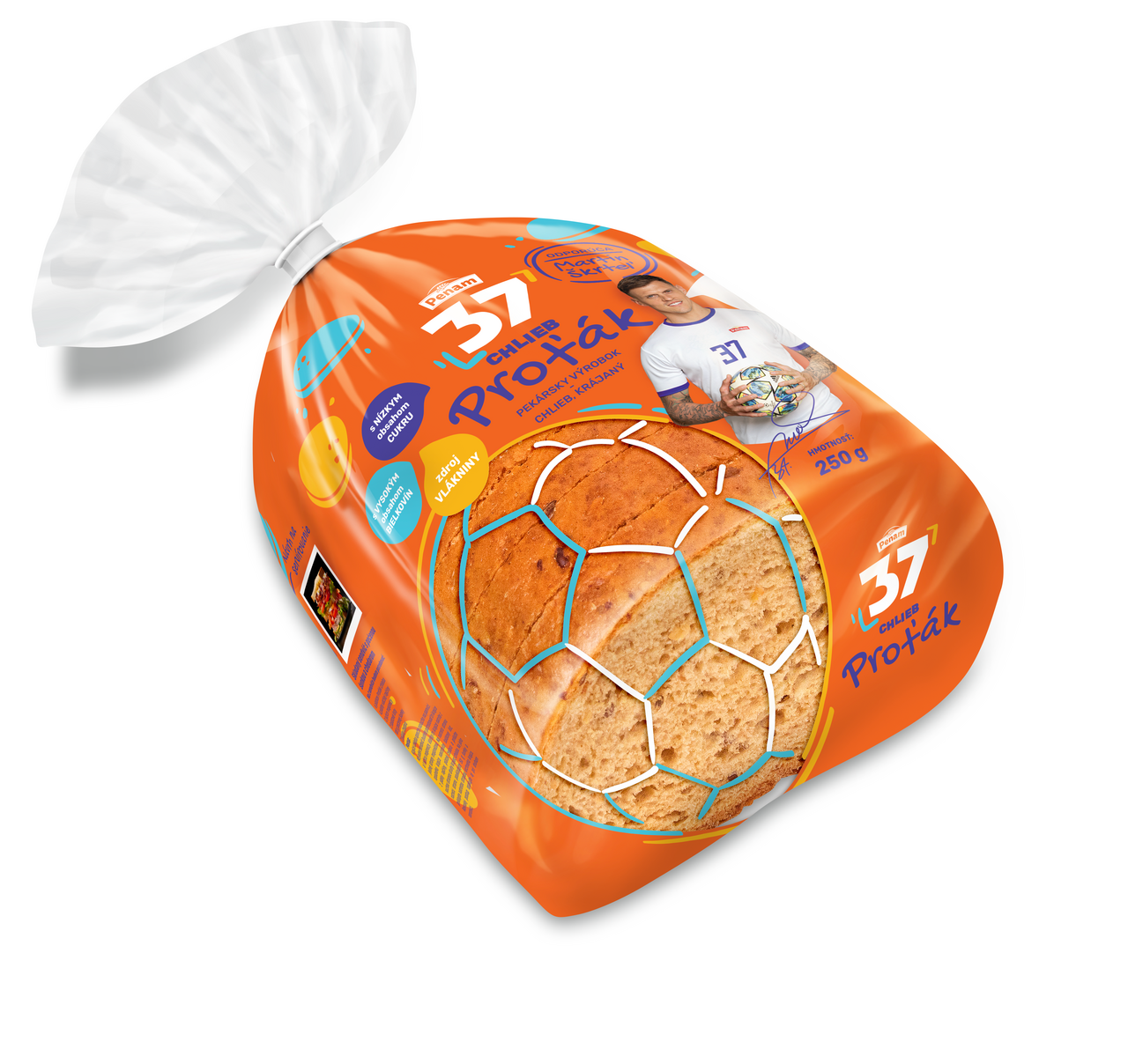 Penam Chlieb Proťák balený, krájaný 250 g