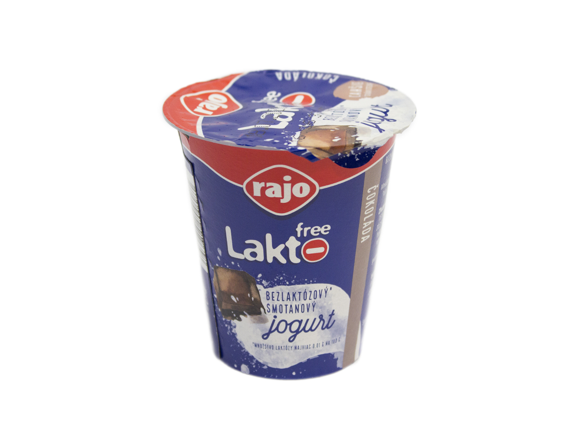 rajo Laktofree Jogurt smotanový bezlaktózový čokoláda chlad. 145 g