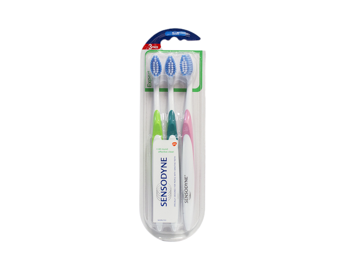 SENSODYNE Expert Trio Soft zubná kefka 1 ks