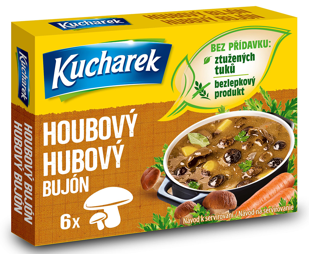 KUCHAREK Hubový bujón 5 x 60 g