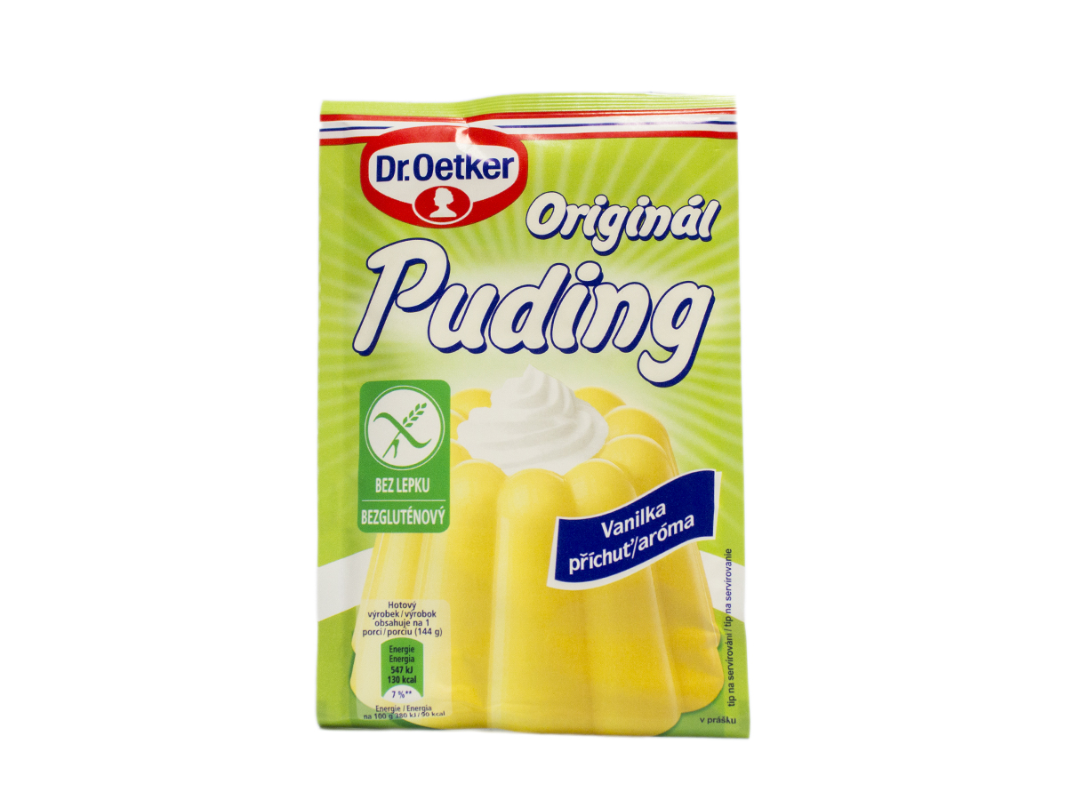 Dr. Oetker Originál Puding s vanilkovou arómou bezgluténový 38 g