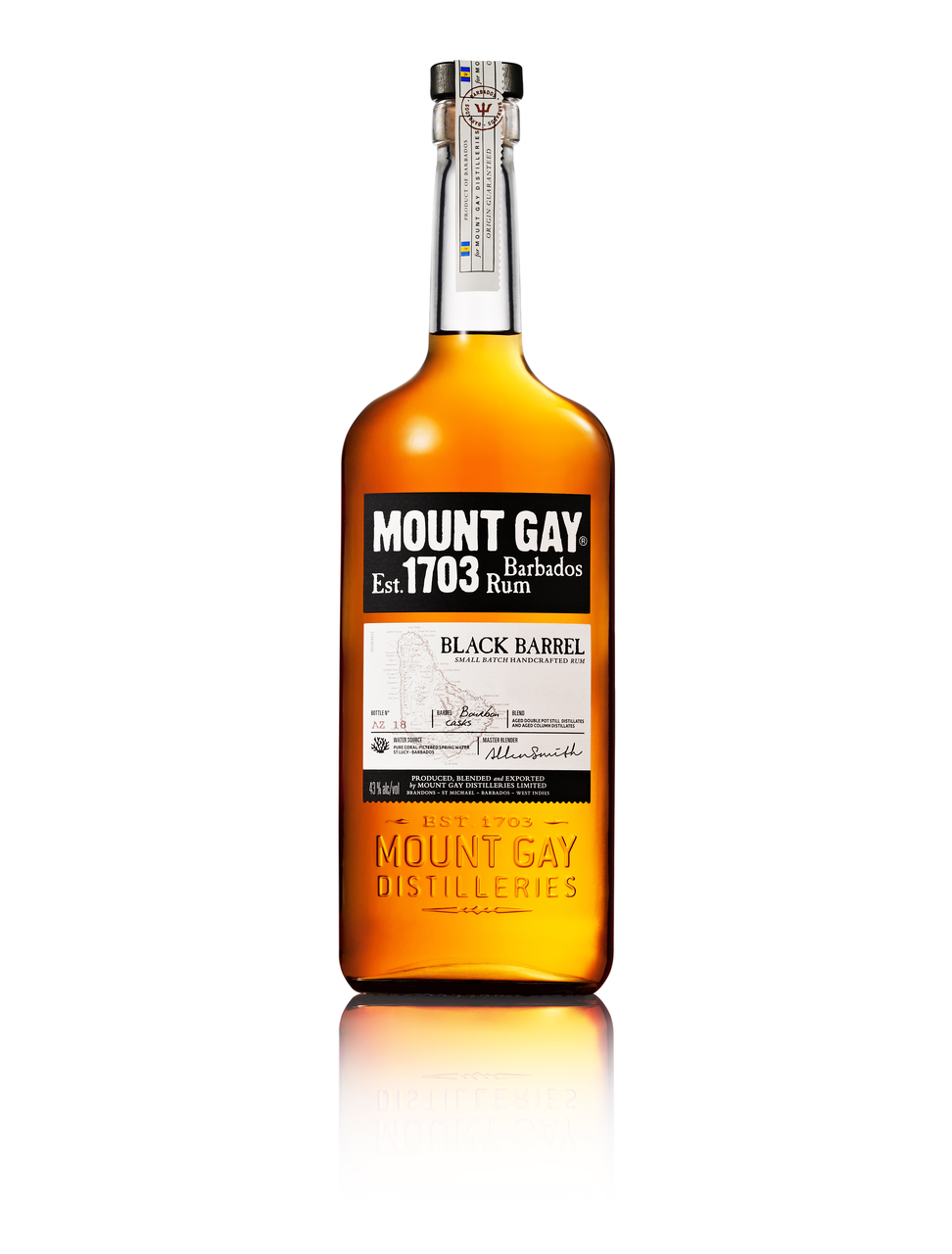 MOUNT GAY Black Barrel rum 43% 700 ml
