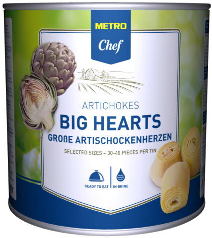 METRO Chef Artičoky srdcia celé 2650 ml