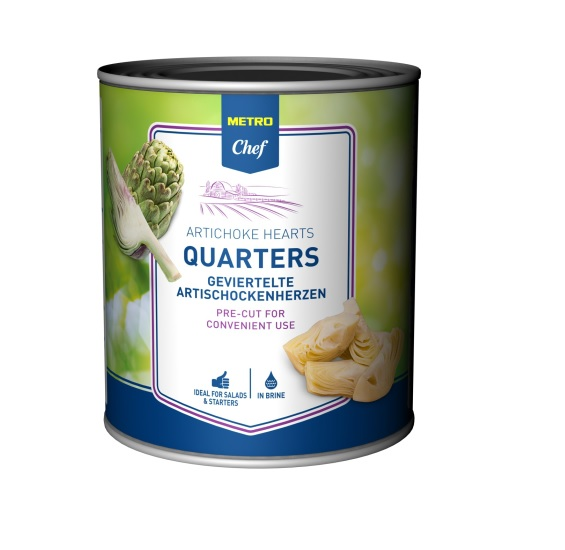 METRO Chef Artičoky štvrte 850 ml