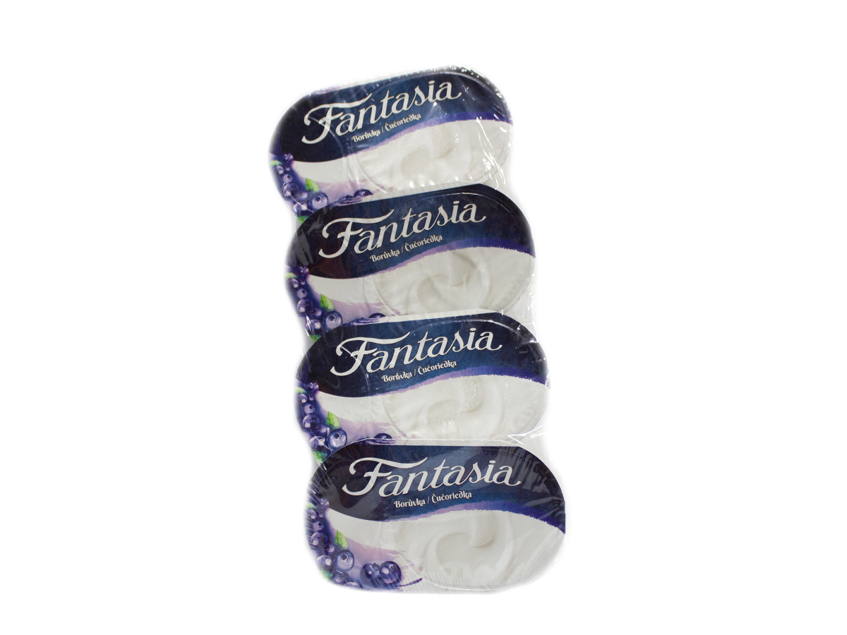DANONE Fantasia Jogurt čučoriedka chlad. 4 x 122 g