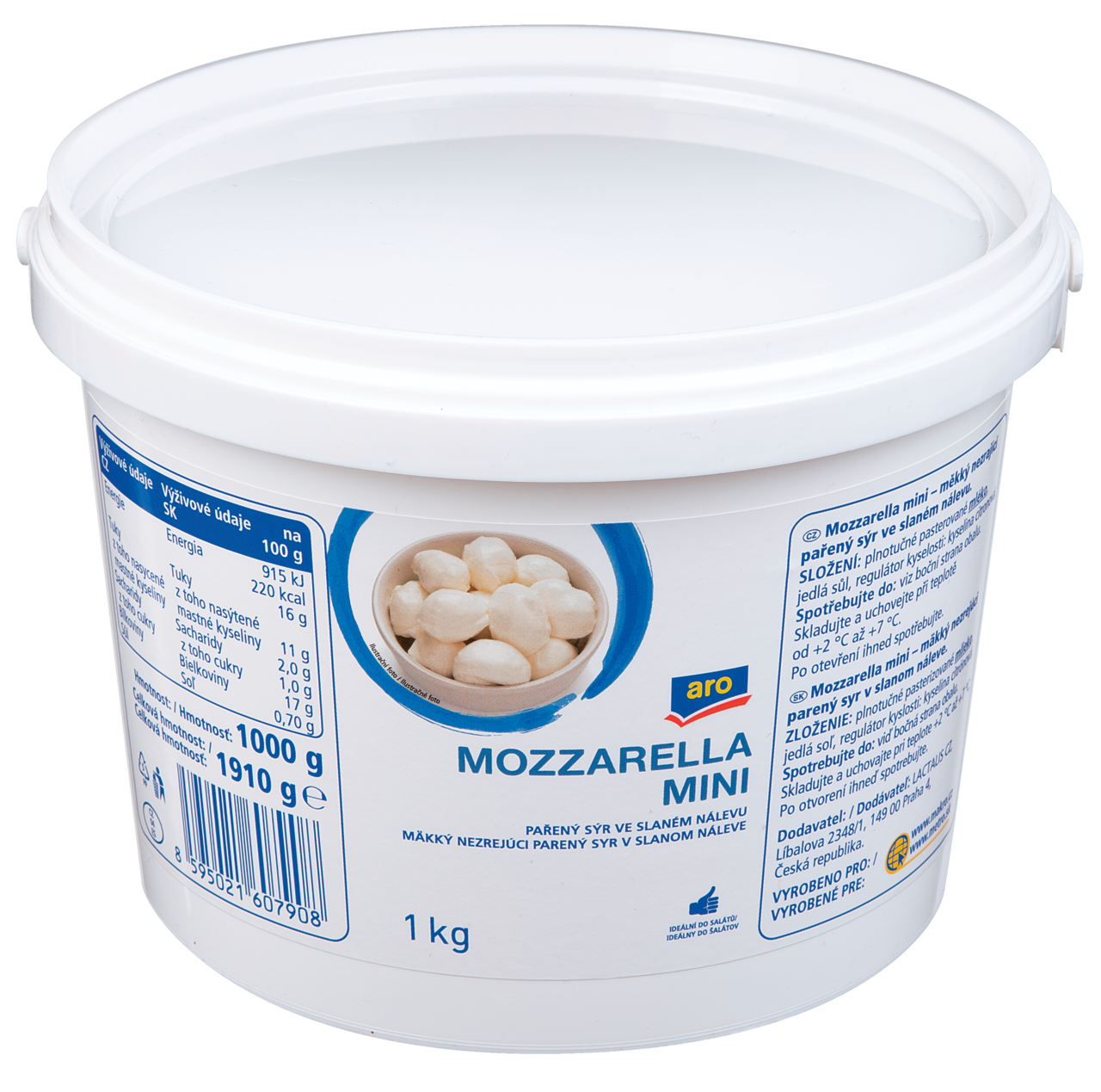 aro Mozzarella Mini chlad. 1 kg