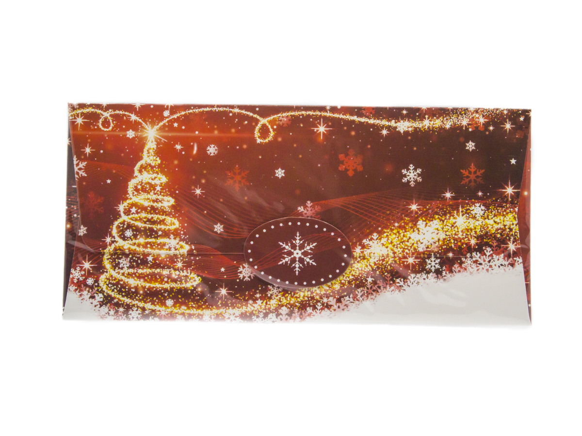 Flexio Obálka na peniaze vianočná 1 ks