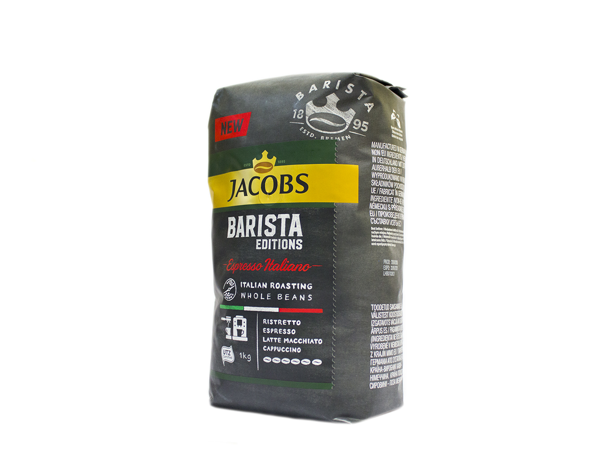 JACOBS Barista Italiano káva zrnková 1 kg