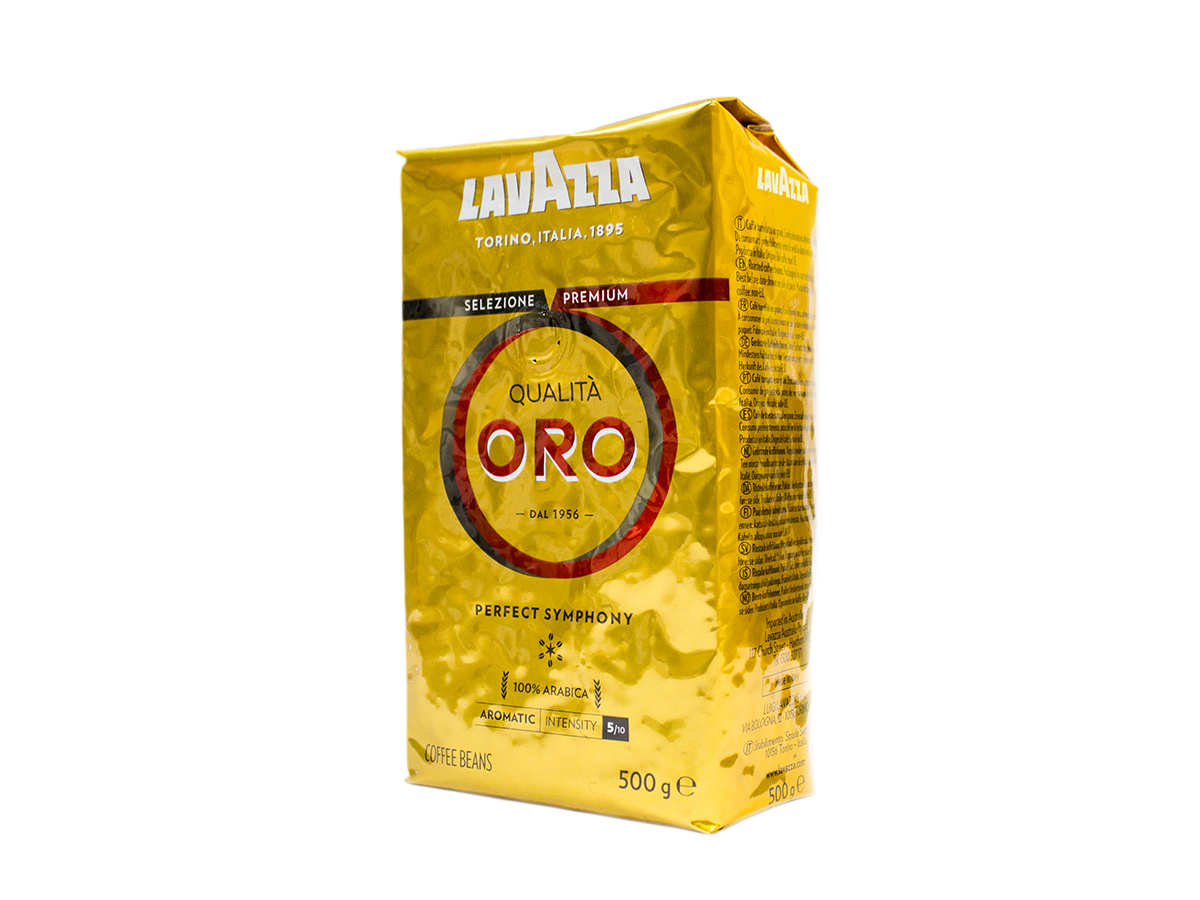 LAVAZZA Qualita Oro 100 % Arabica káva zrnková 500 g