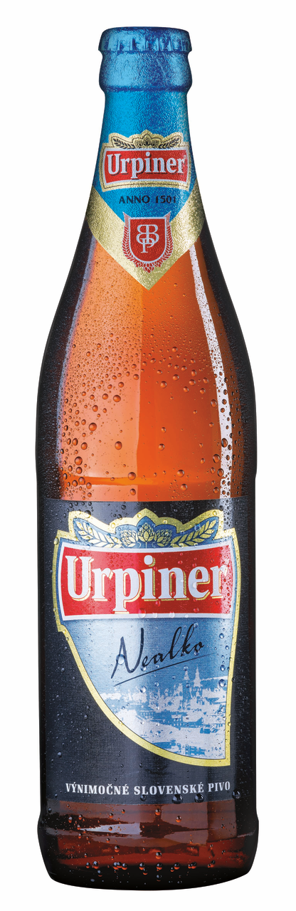 URPINER nealkoholické pivo 20 x 500 ml SKLO