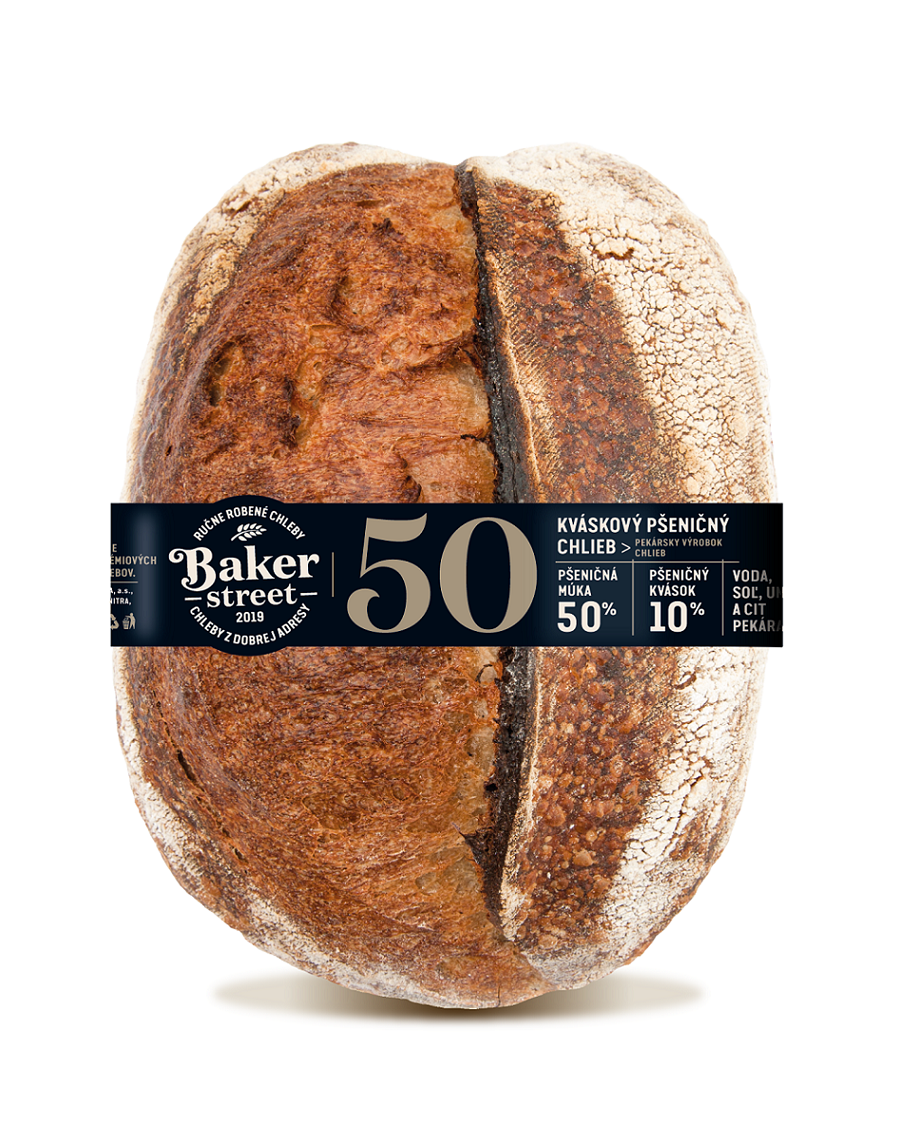 BAKER STREET Chlieb kváskový pšeničný 650 g