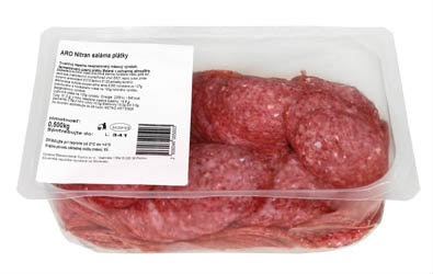 aro Nitran saláma plátky ochr.atmosféra chlad. váž. cca 500 g