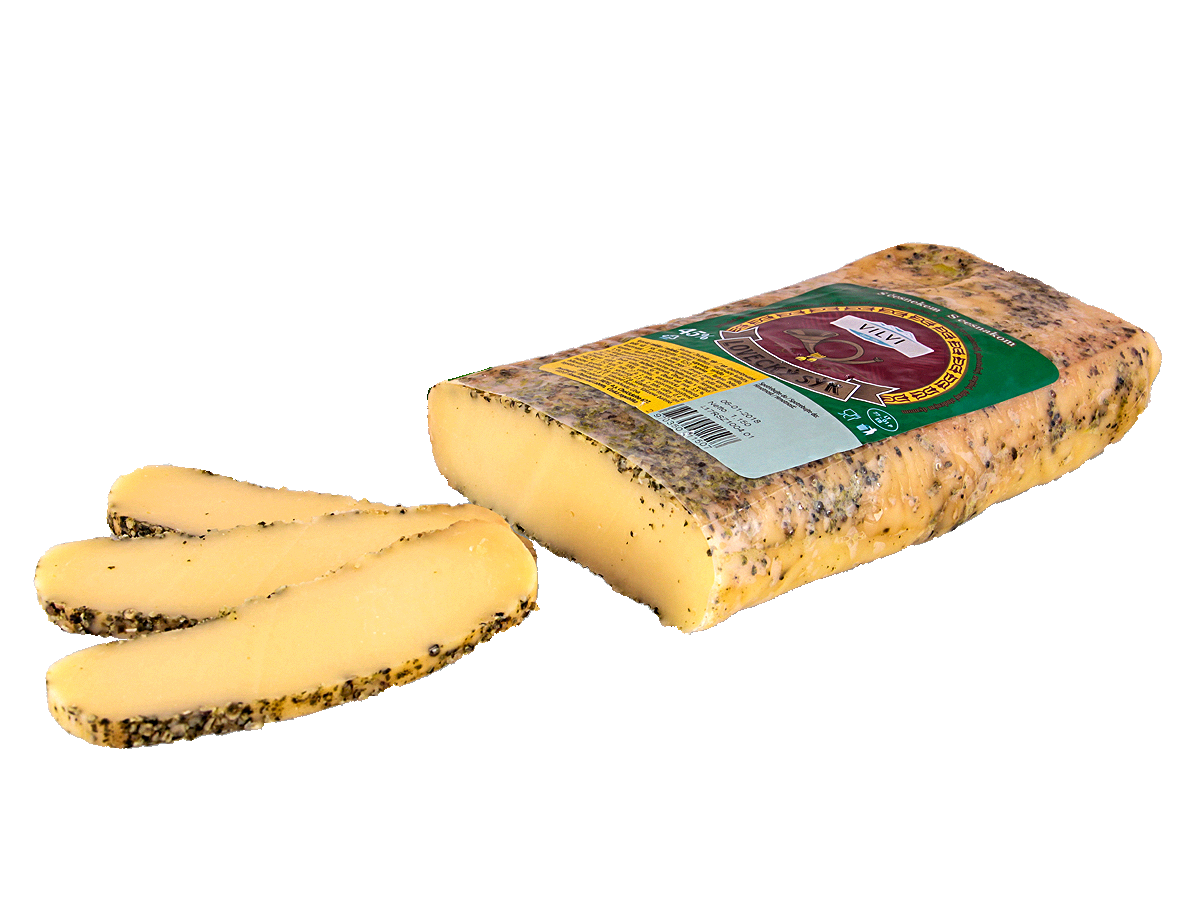 Syr lovecký s cesnakom 45 % chlad. váž. cca 1 kg