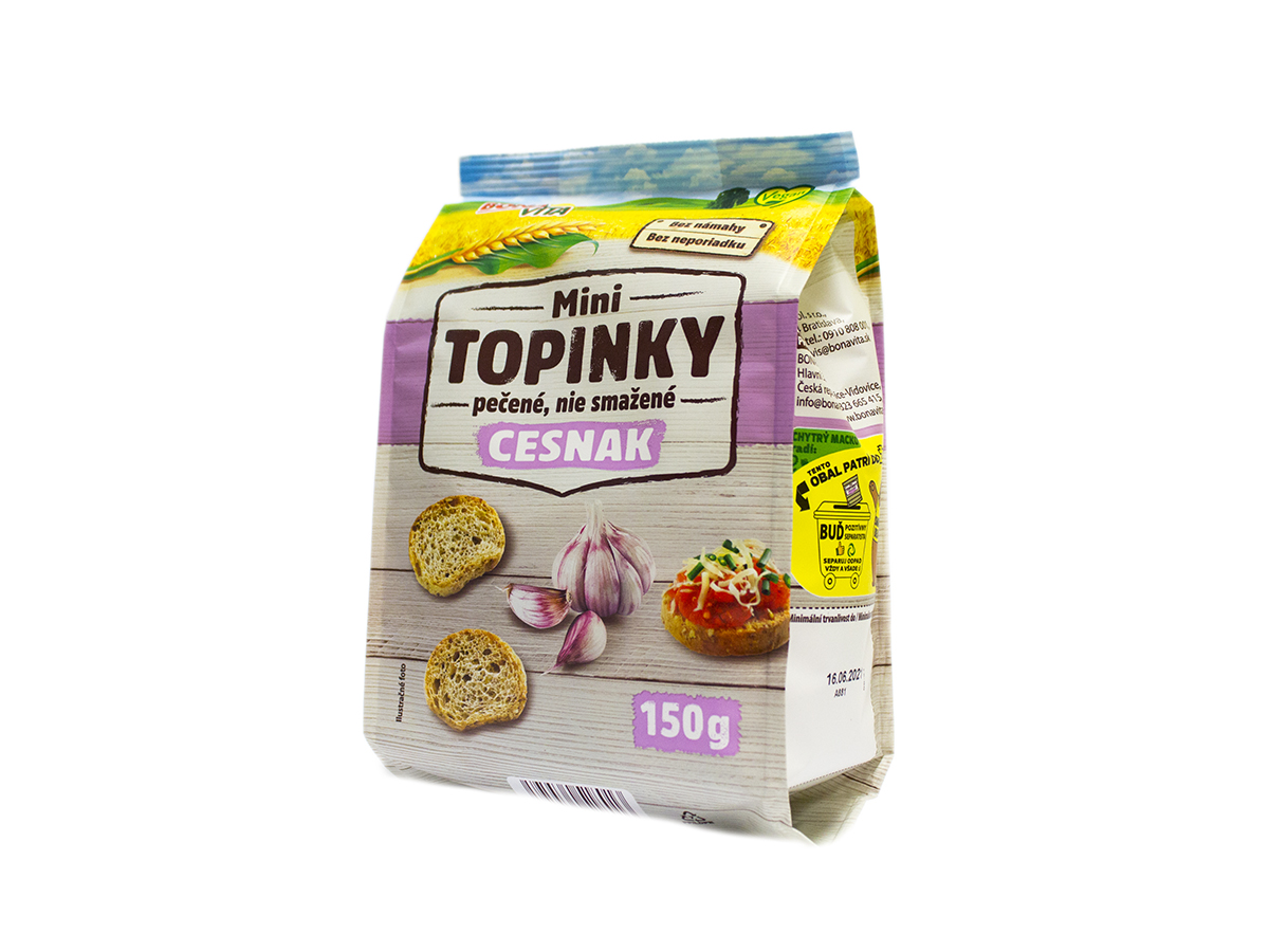 BONAVITA Mini Topinky s cesnakom 150 g