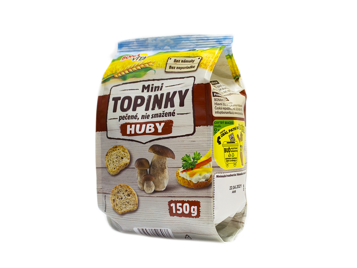 BONAVITA Mini Topinky s hubami 150 g