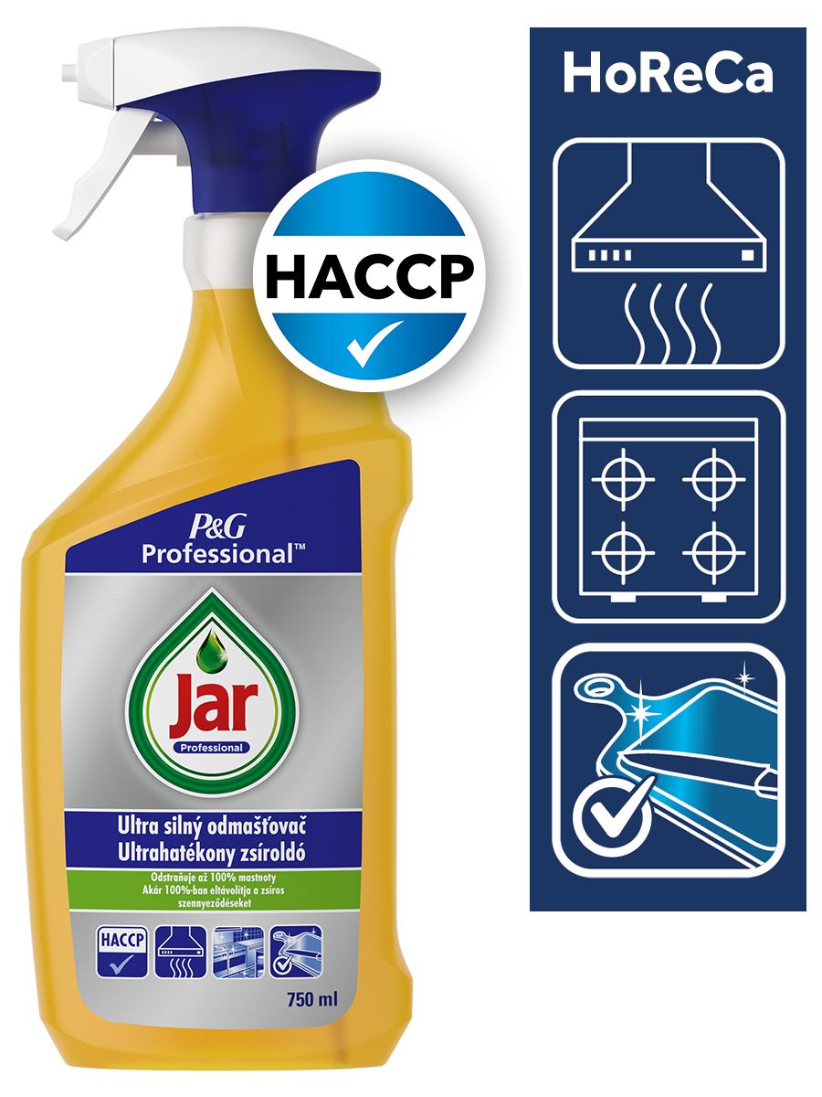Jar Professional P&G Professional odmasťovací sprej HACCP 750 ml