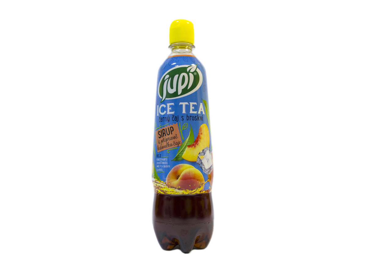 JUPÍ Ice Tea Sirup čierny čaj s broskyňou 700 ml