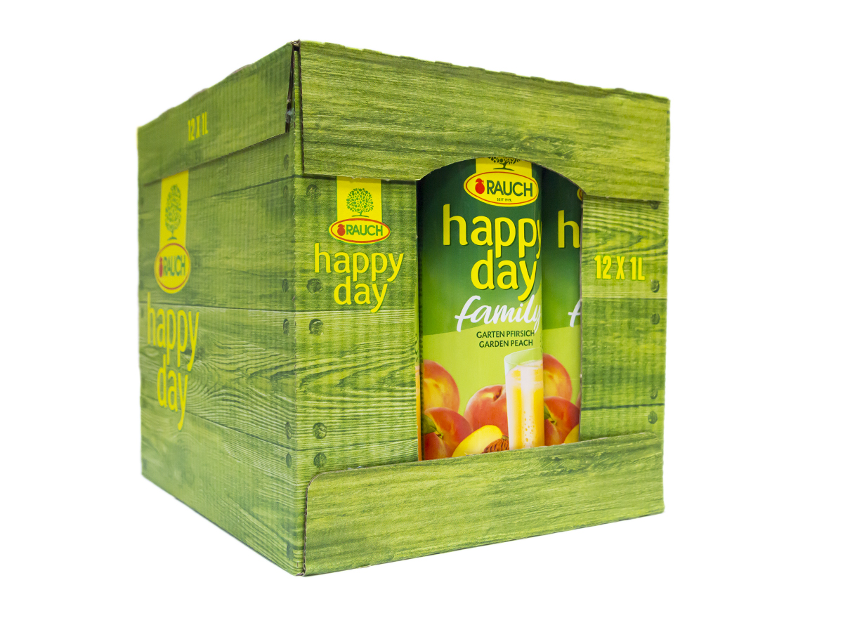 RAUCH happy day Džús 35% broskyňa 1 l