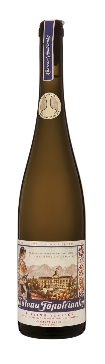Château Topoľčianky Rizling vlašský - retro 750 ml