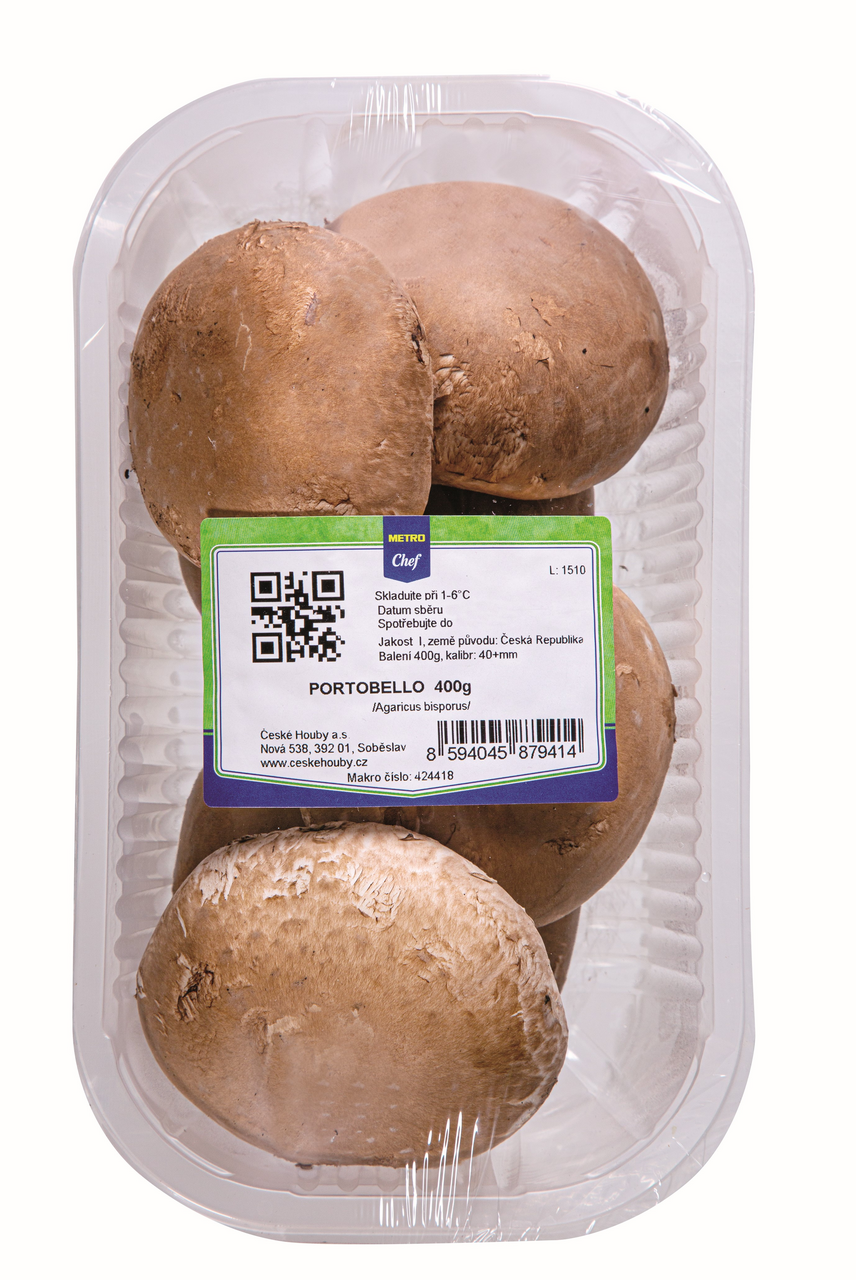 METRO Chef Šampiňóny Portobello I. CZ chlad. 400 g