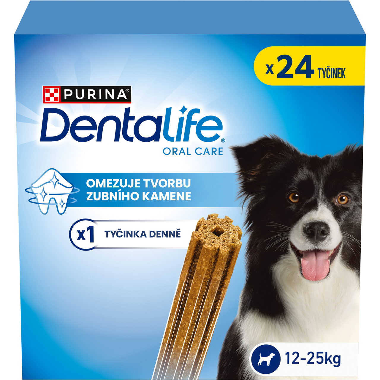 Dentalife Medium tyčinky pre psa 8 x 69 g