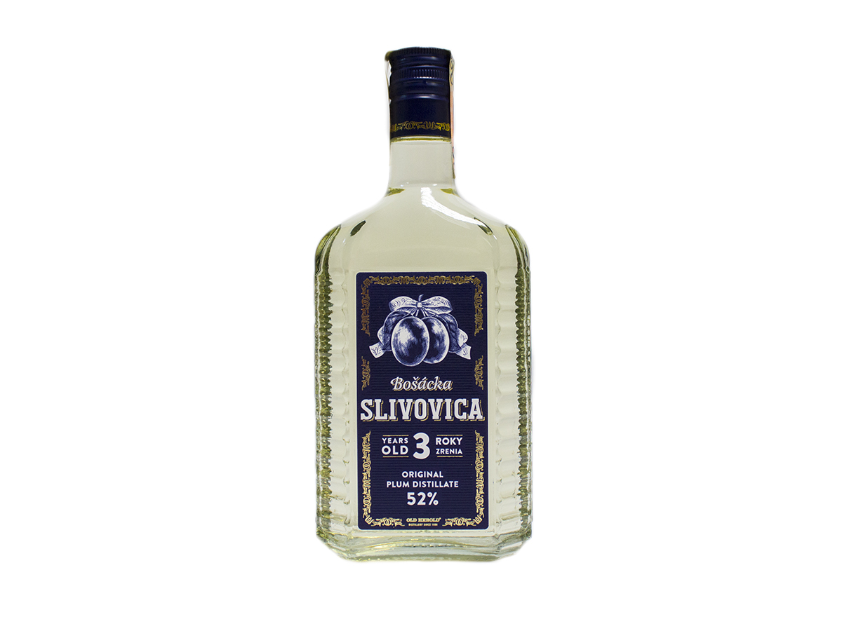 OLD HEROLD Bošácka slivovica 3 ročná 52% 700 ml